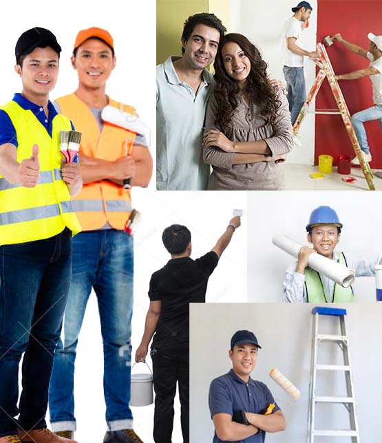 Team of painters